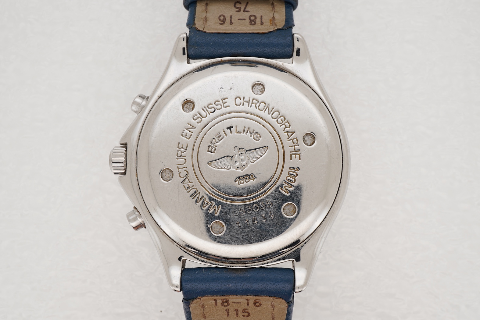 A gentleman's early 20th century stainless steel Breitling Colt Chronographe quartz wrist watch